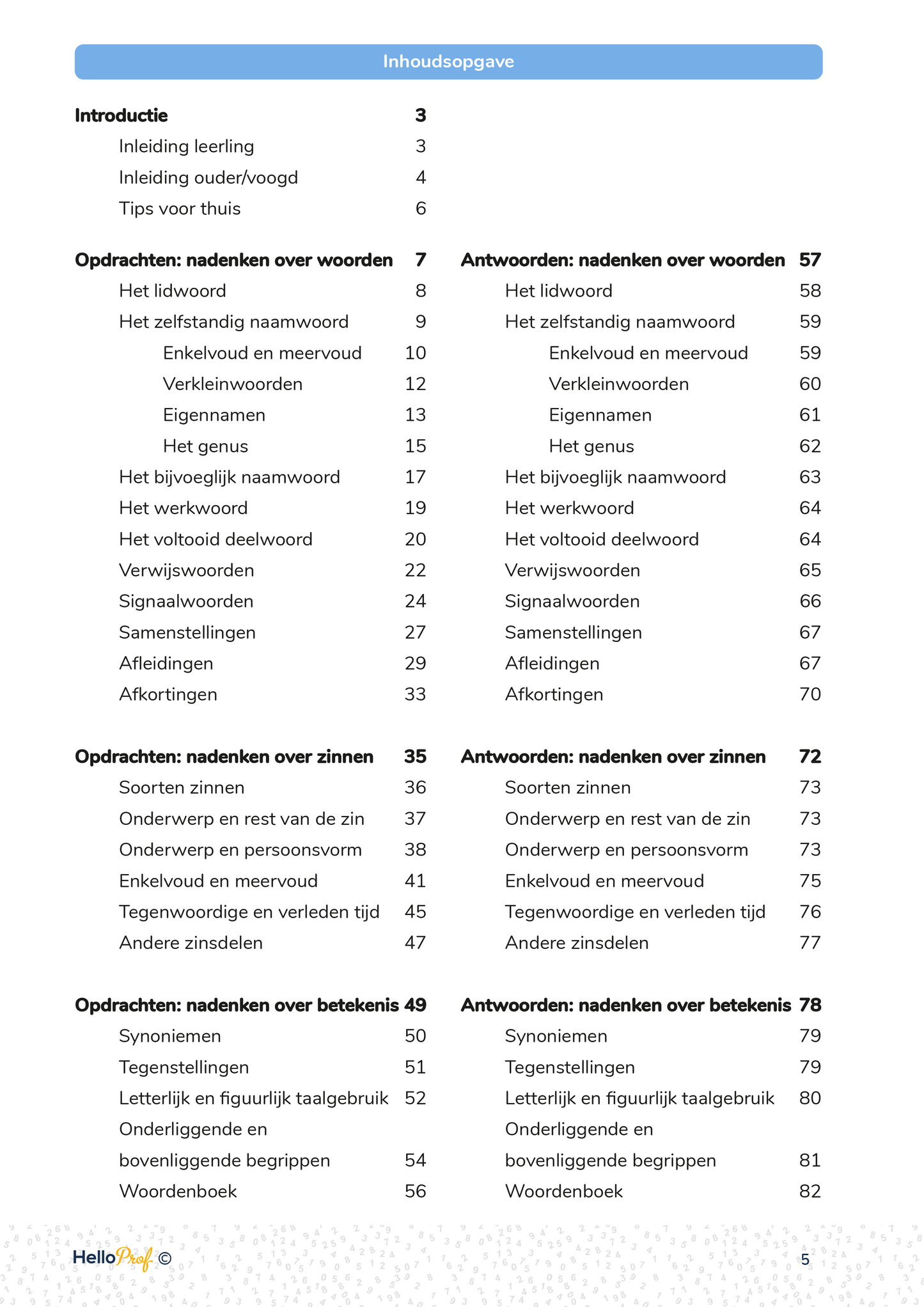 Taalbeschouwing zesde leerjaar