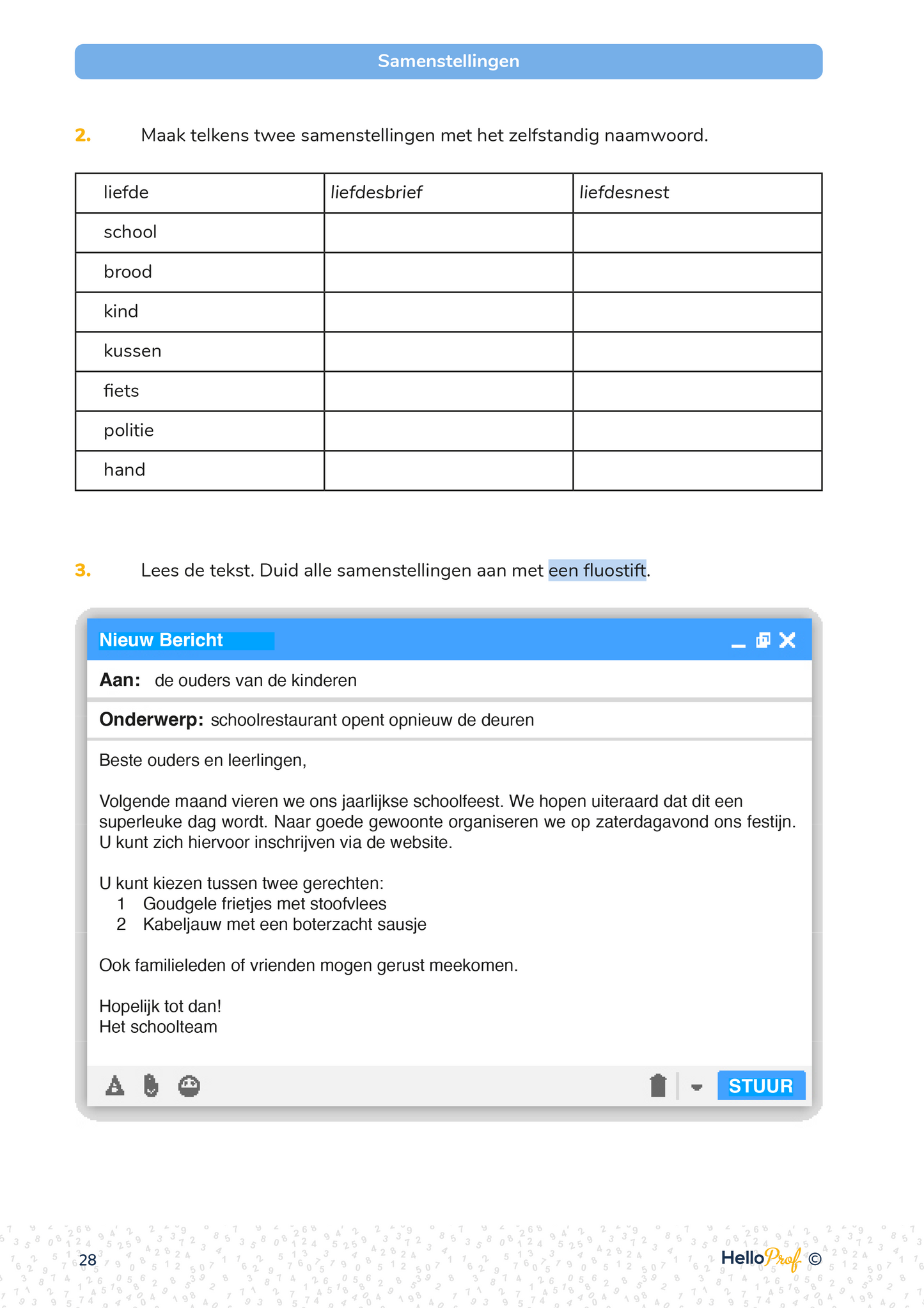 Taalbeschouwing zesde leerjaar